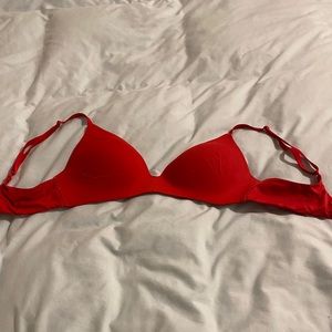 Red bra